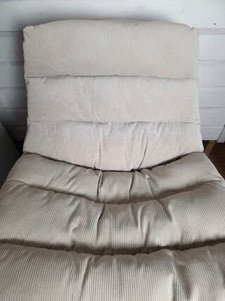 Draaifauteuil, ribfluweel, Dutchbone, beige